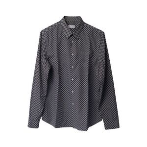 Prada Emblem Printed Buttondown Shirt in Multicolor Cotton